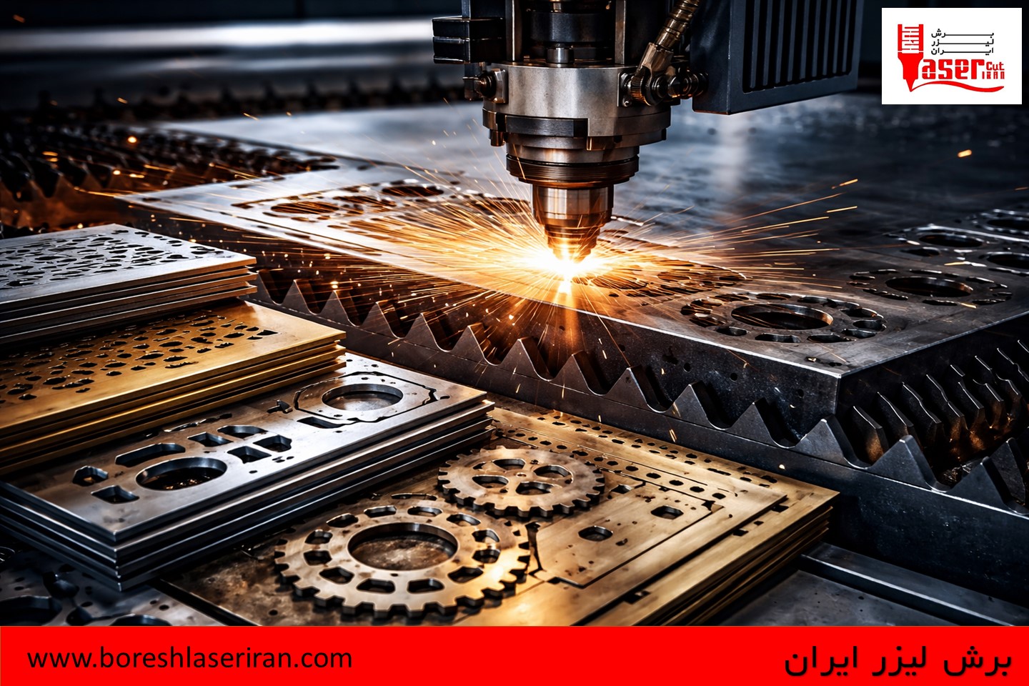 قیمت برش لیزر فلزات در کرج + جدول تعرفه برش آهن، استیل، آلومینیوم (ورق ضخیم تا 50 میل)